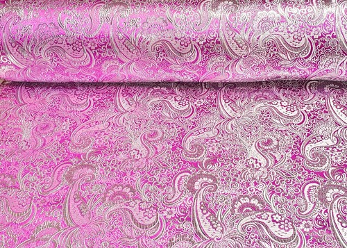 Jacquard stoff silber - jacquard,
