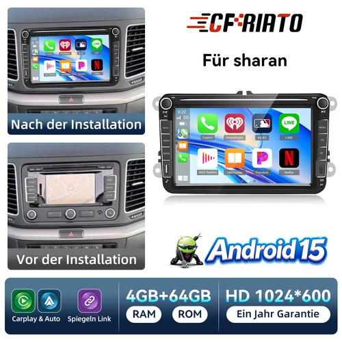 Für sharan 4 - 8'', 4+64gb