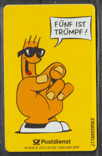 Telefonkarte 107a - s, **