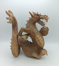Suar holzdrache skulptur - holzdrache,
