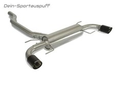 Ragazzon Sportauspuff Alfa Giulia 2.0 + Veloce Q4 je 90mm scharf Carbon