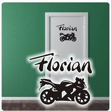 Motorrad Name Türaufkleber Wandtattoo Bike Tür Sticker Aufkleber Kind T019 
