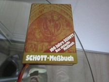 Buch Schott-Messbuch von 1983   100Jahre Schott Herder Verlag !!