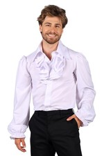 Piratenhemd Herren weißes