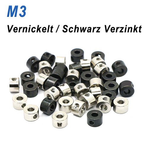 Rundmuttern mit seitenloch - m3,