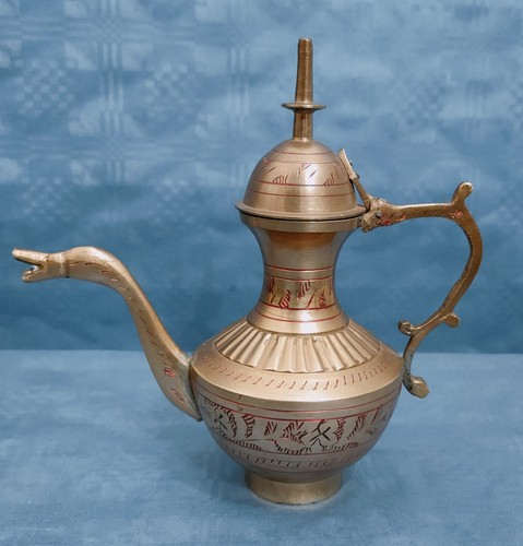 Vintage messingkrug kanne - messingkrug, /