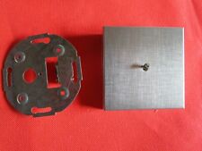 Jung LS990A Blindabdeckung mit Tragring  gold/silber 