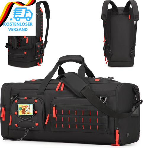 Sporttasche schwarz 50l - schwarz,