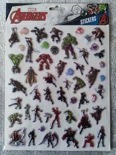 Marvel avengers sticker - avengers, 3d