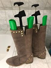 Stradivarius  Stiefel, Gr. 37, weiches Wildleder, beige