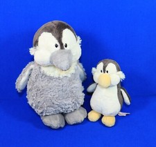 2x NICI PINGUIN ICE GUYS Jori grau weiß gelb Plüsch Kuschel 25 + 15 cm groß