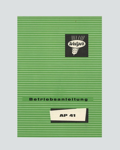 Welger hochdruckpresse 41 - welger, ap
