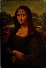 Postcard Art DaVinci Mona Lisa