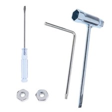 5tlg Stahl Schlüssel