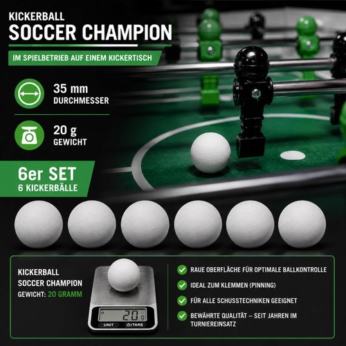 Kickerbälle profi 6er set - 6er,