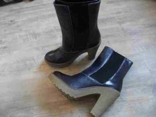 JETTE JOOP tolle Ankle Boots Kurzstiefel PALERMO pflaume Gr. 39  NEU