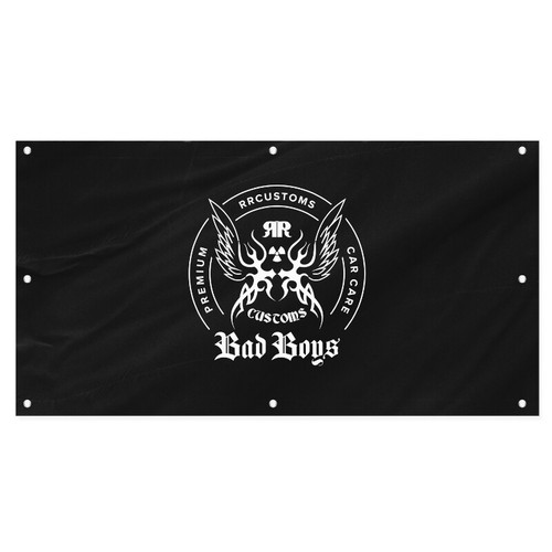 Bad boys banner 79x150mm - bad,