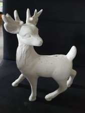 Schrüh- Rohling, Keramik, 1   Rentier,  ca. 20 cm, zum Bemalen