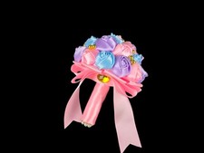 Künstlich Blumen Strauß Brautstrauß Beautjungfer - Rosen - 15 cm - NEU