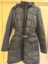 Woolrich Damen Winterjacke Jacke S schwarz Gefüttert Kapuze Echtfell