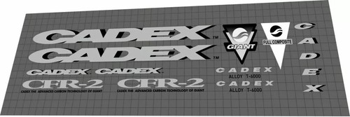 Giant cadex cfr - cadex, decal