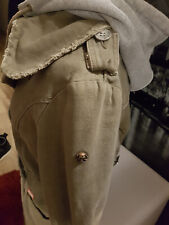 khujo winterjacke wintermantel damen mantel olive Gr. S Baumwolle Segeltuch