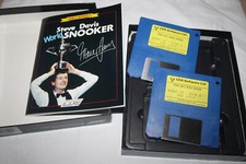 Steve Davis World Snooker für Atari ST 3,5 Zoll Disketten Big Box Retro Sammler