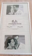 fotorahmen collage 46x26 3-er(10x15 oder 13x18cm) Silber Neu