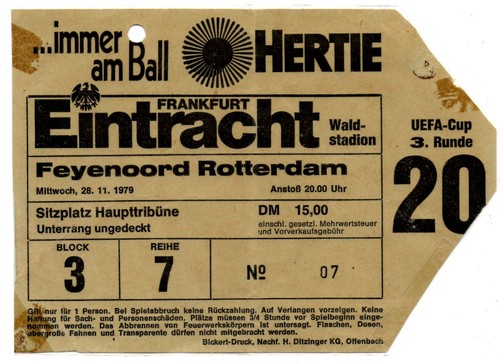 Ticket eintracht frankfurt - ec,