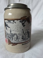 BIERKRUG MIT ZINNDECKEL