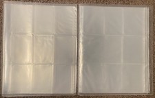 2 Leere Sammelmappen 9-Pocket Album 14 Seiten für 126 / 252 Karten