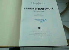 Benny Goodmans Klarinettenschule- Deutsche Ausgabe Verlag Gerig