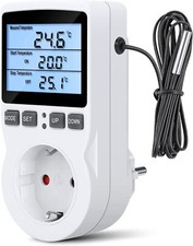Kühlen Thermostat Sockel 16 A 220 V Digital Temperaturregler Mit Sensor Heizung