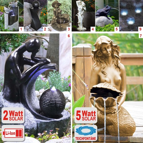Solar gartenbrunnen - gartenbrunnen,