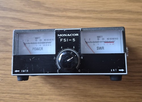 Monacor fsi watt swr meter - monacor, watt-