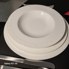 VILLEROY & BOCH, 6 PLATZTELLER, BONE CHINA, SERIE ROYAL, NEU