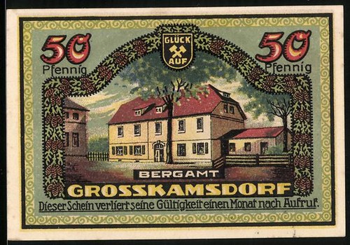 Notgeld ranis 1921 50 - 1921,,