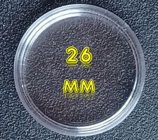 10 Stück Münzkapseln 26 mm Durchmesser für z.B. 2 Euro, gebraucht PROPBILLA-4