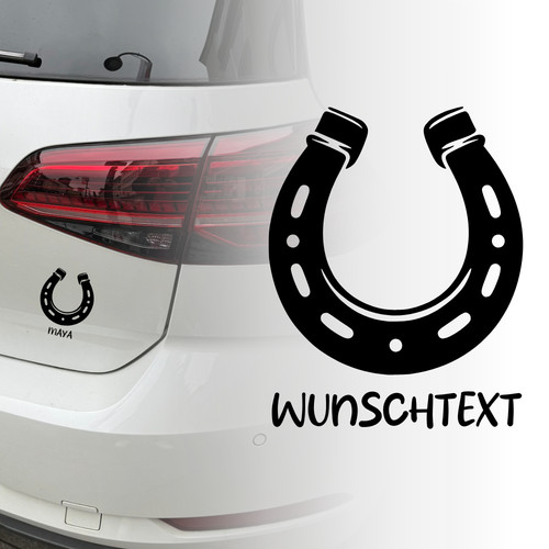 Auto aufkleber hufeisen - |,