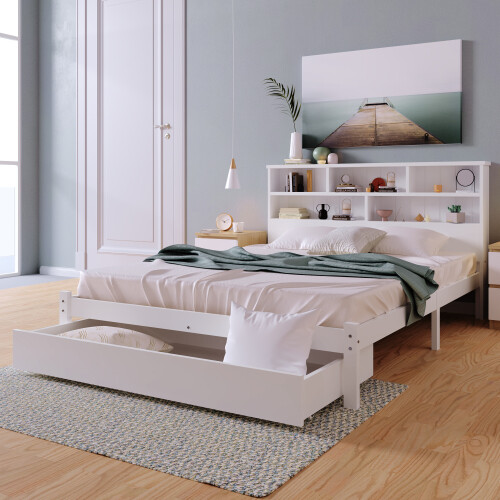 Massivholz doppelbett mit - doppelbett,
