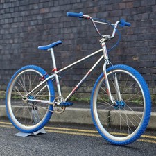 Skyway T/A Custom Old School Retro 26 Zoll BMX Cruiser Fahrrad weiß / blau / rot