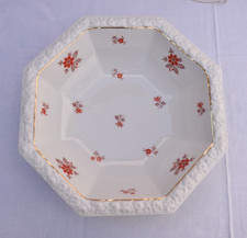 Rosenthal Modell von Phillip Selb-Bavaria Maria rote Blume große Gemüseschale