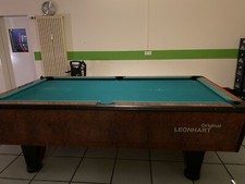Poolbillard Tisch 8ft- Münzeneinwurf                ( Leonhart Original)