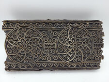 Antikes Stoffdruckmodel aus Holz