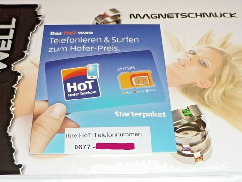 Hot austria pre paid - pre-paid, sim