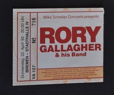 Rory Gallagher, Ticket 22.04.1982, Stadthalle Bremen