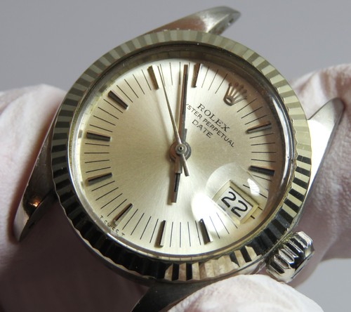 Rolex datejust 6917 18k wg - rolex,