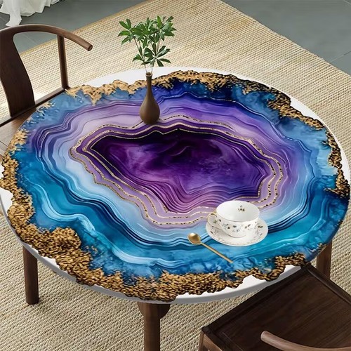 Violett marmor tischdecke - ,