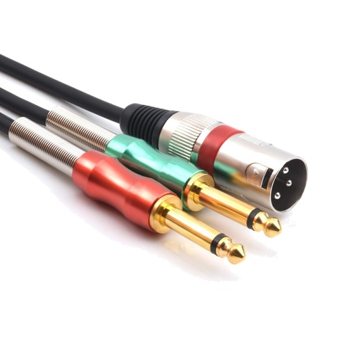 Xlr stecker dual 35mm y - stecker,