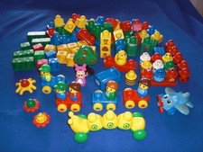 LEGO Primo Sammlung - 100 Teile - Rassel Figuren Zug Flugzeug Motorik Lego Baby